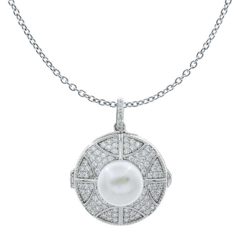 Women Pearl Locket Jewelry Pendant