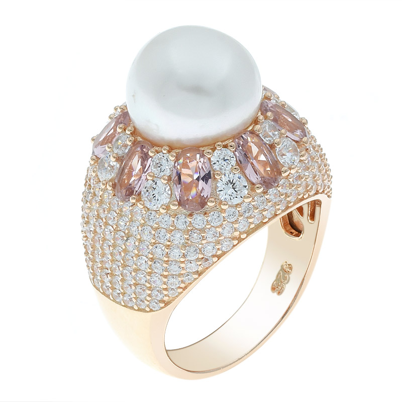 Handmade Women Ring With Pearl