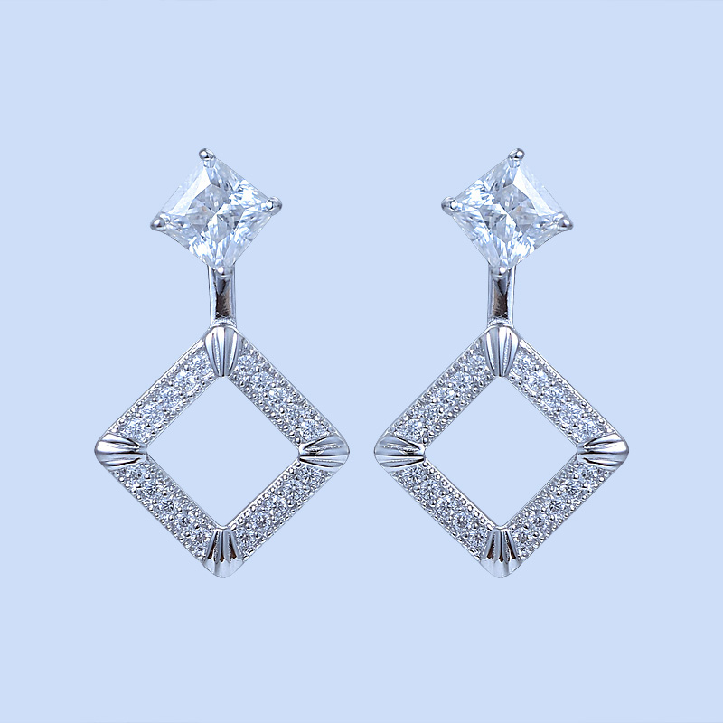 Diamond Drop Jewelry Earrings
