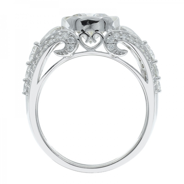  925 Sterling Silver Fancy Oceanic Ladies Ring 