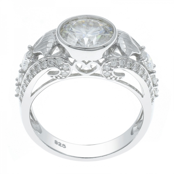  925 Sterling Silver Fancy Oceanic Ladies Ring 