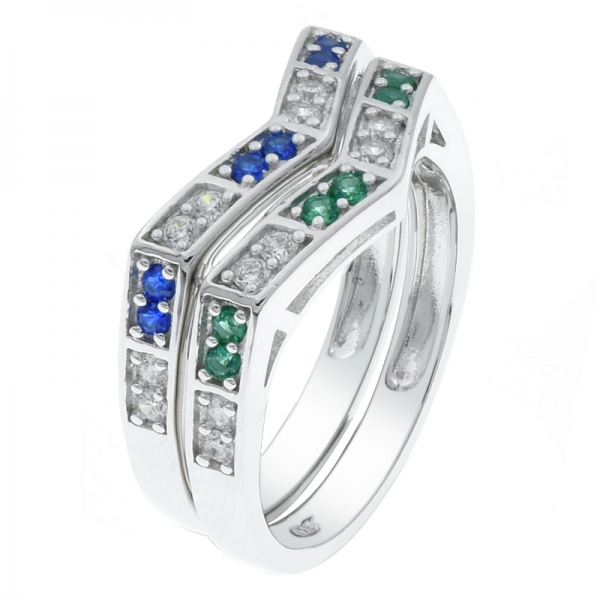 anel moderno da prata esterlina da forma 925 para senhoras 
