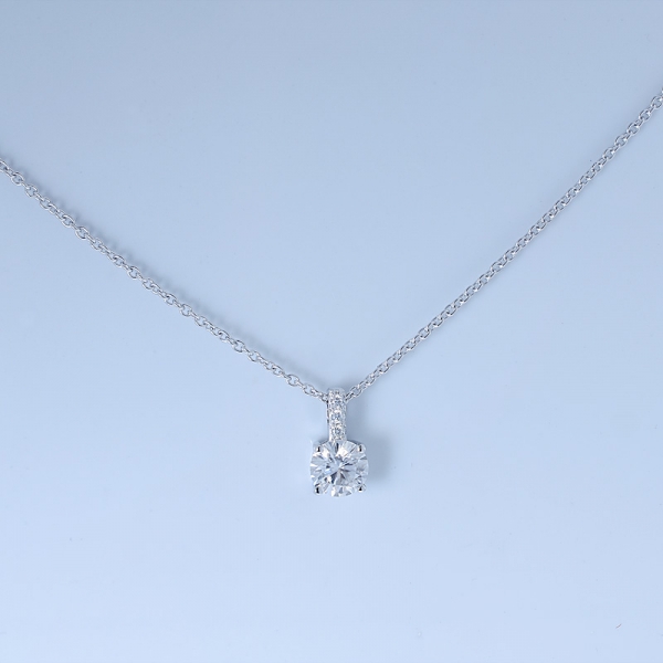 fantasia 925 colar de noiva de prata esterlina para as mulheres 
