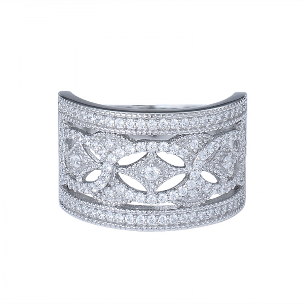 Novo design de simulação de anel de diamante 925 prata elíptico corte perfeito cz anéis de noivado 