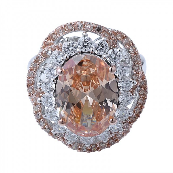 jóias de pedras preciosas 925 jóias de prata esterlina atacado criado anel de corte oval de tanzanita 