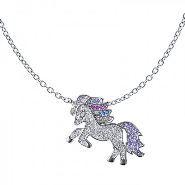 ródio zircônia cúbica colorida sobre cavalo de prata esterlina sharpe conjunto de joias pendentes 
